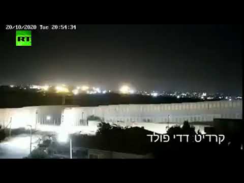 شاهد إطلاق صاروخ من قطاع غزة في اتجاه جنوب إسرائيل