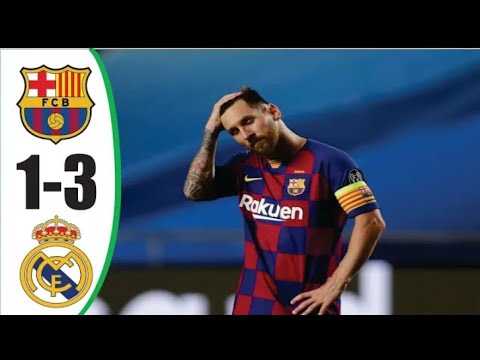 شاهد أربعة أهداف مُثيرة في مباراة برشلونة وريال مدريد